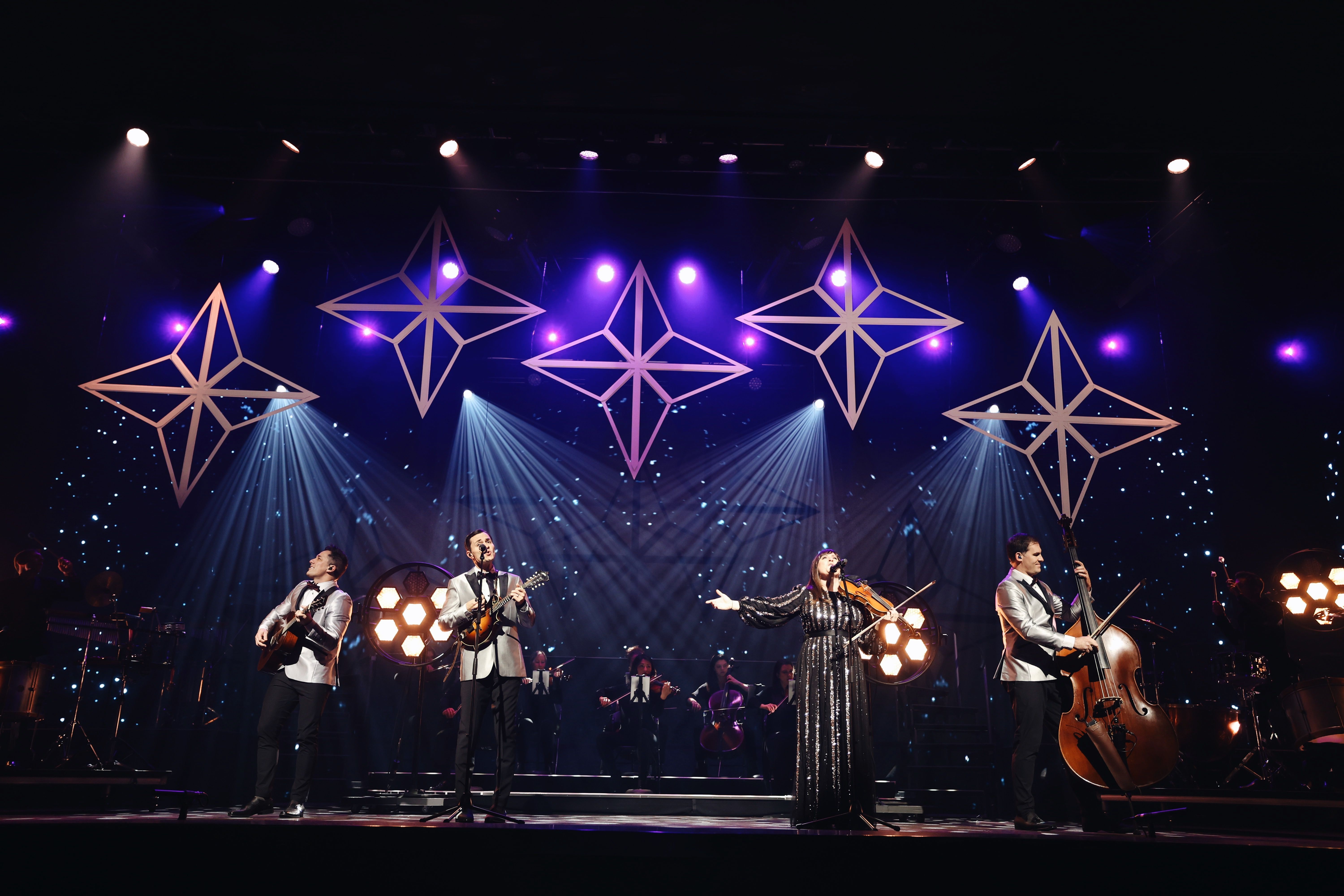 Act of Congress performing on symphony stage